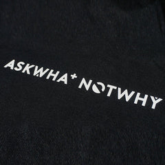 AskWhatNotWhy Launch Edition Logo T-Shirt Black WHLET001 - T-SHIRTS - Canada