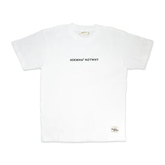 AskWhatNotWhy Launch Edition Logo T-Shirt White WHLET002 - T-SHIRTS - Canada