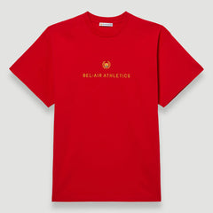 Bel-Air Athletics Men Academy T-Shirt Emb Logo Red - T-SHIRTS - Canada