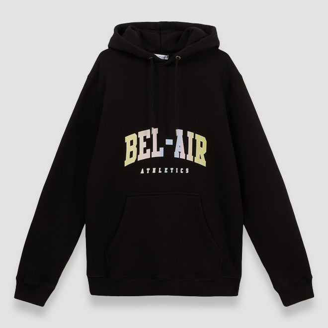 Bel-Air Athletics Men College Regular Hoodie Pastel Black - SWEATERS - Canada