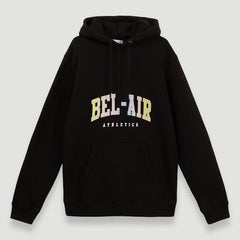 Bel-Air Athletics Men College Regular Hoodie Pastel Black - SWEATERS - Canada