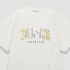 Bel-Air Athletics Men College T-Shirt Pastel White - T-SHIRTS - Canada