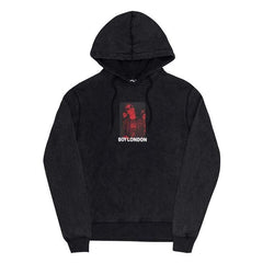 SWEATERS - Boy London Photoprint Patch Hood Washed Black Men BOYLPH019-BLK