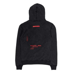 SWEATERS - Boy London Photoprint Patch Hood Washed Black Men BOYLPH019-BLK