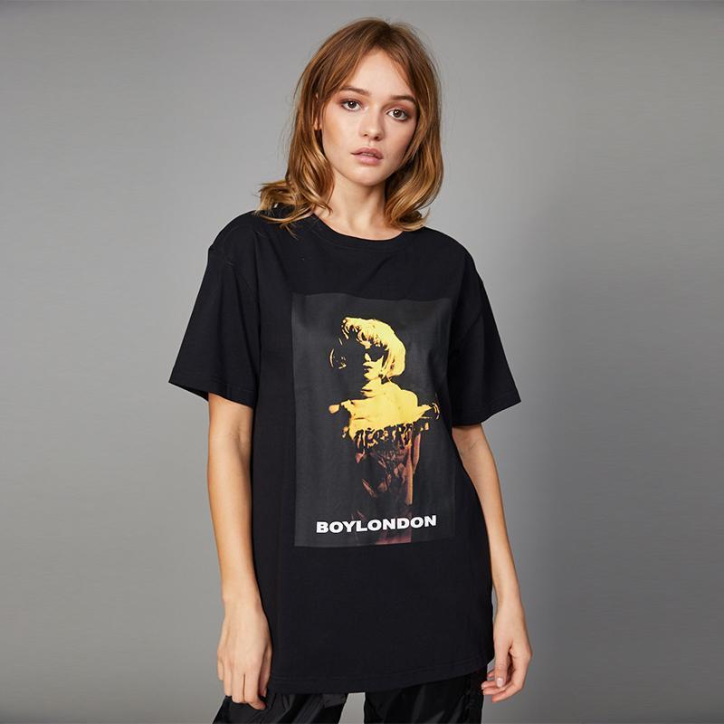 T-SHIRTS - Boy London Boy Punk Tee Black Women BOYLBPTB-BLK