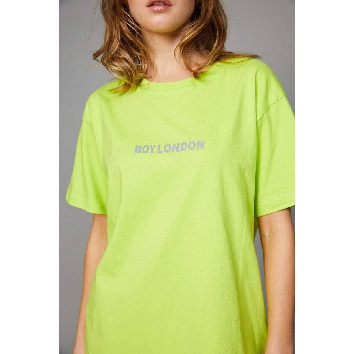 T-SHIRTS - Boy London Reflective 3M Tee Green Women BOYLRMBT-GRN