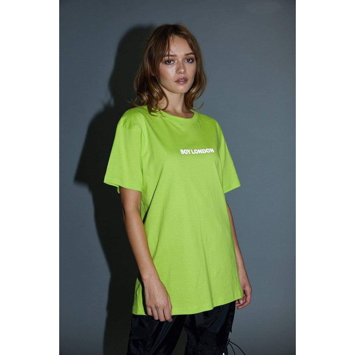 T-SHIRTS - Boy London Reflective 3M Tee Green Women BOYLRMBT-GRN