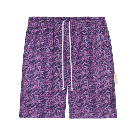 Bristol Studio Men Core Shorts Marble Purple - SHORTS - Canada