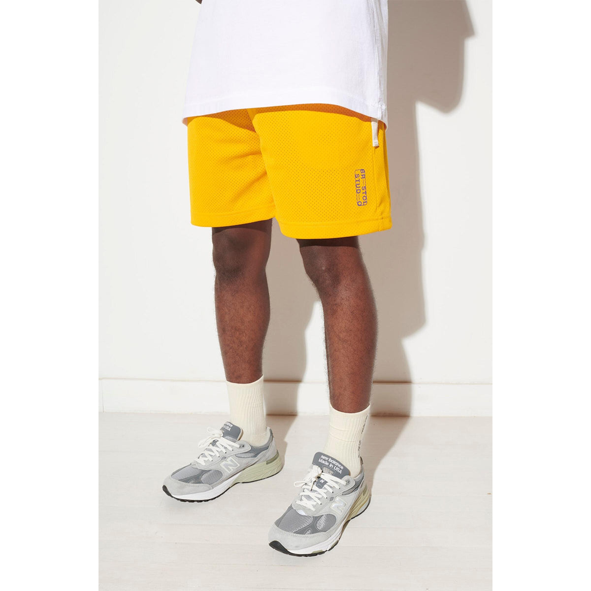 Bristol Studio Men Core Shorts Yellow - SHORTS - Canada