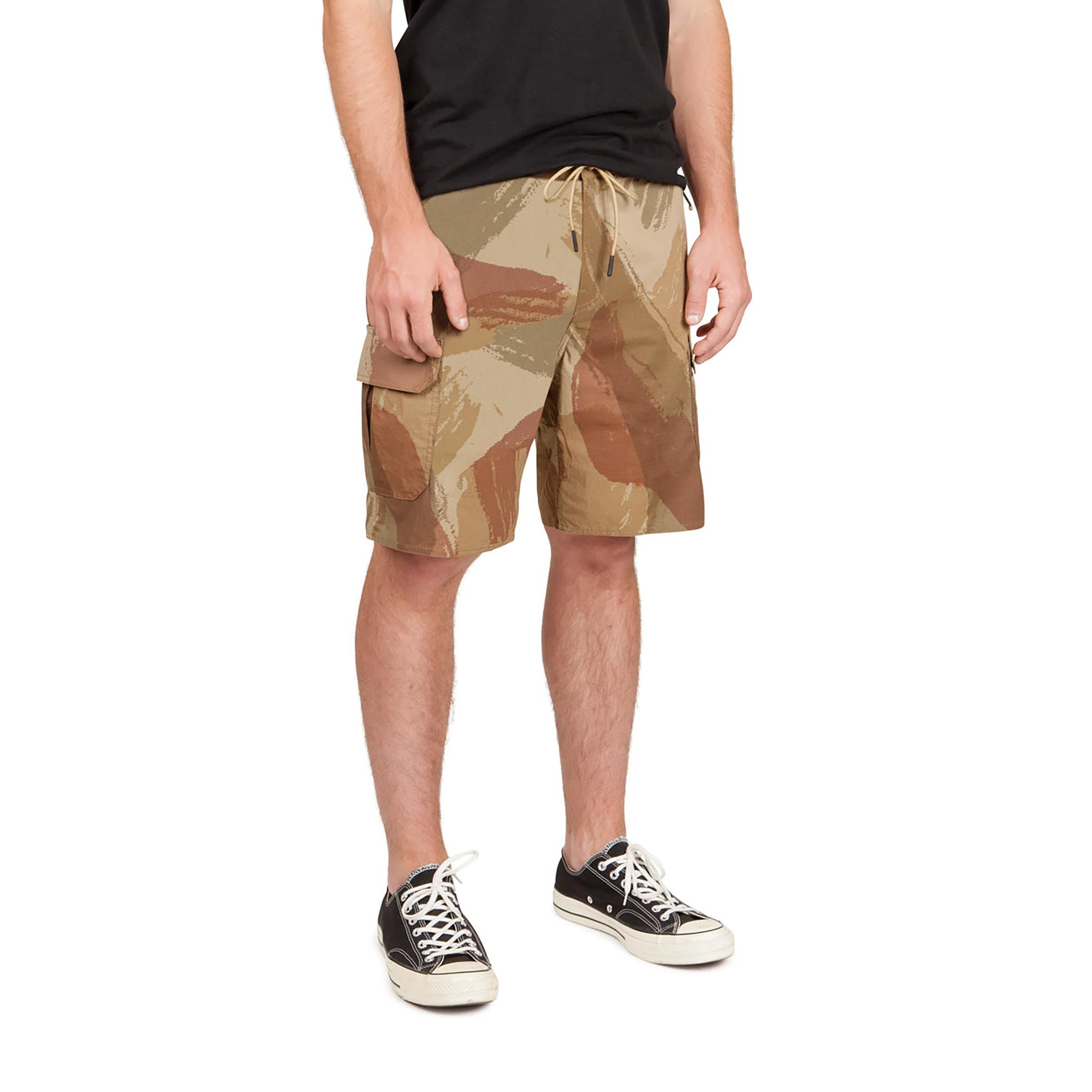 PANTS - BRIXTON TRANSPORT CARGO SHORT CAMO BX-04072-CAM