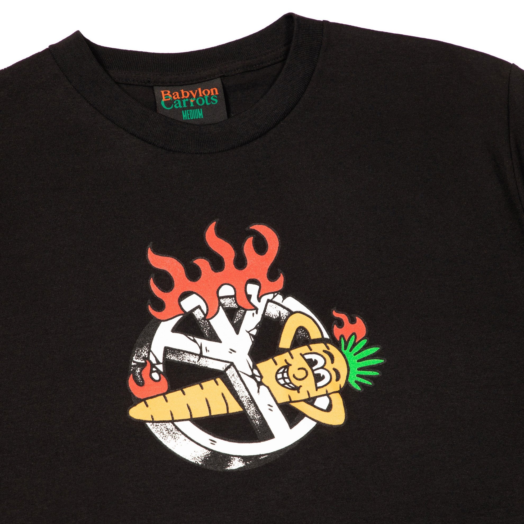Carrots Men x Babylon Peace Carrot Tee Black CPT-BLK - T-SHIRTS - Canada
