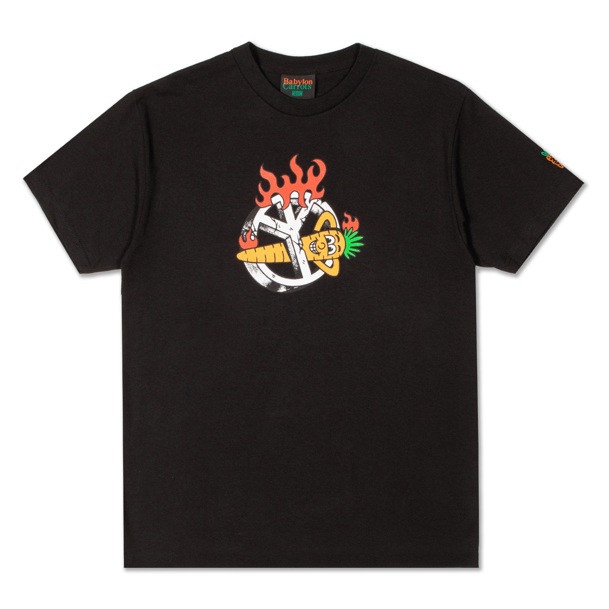 Carrots Men x Babylon Peace Carrot Tee Black CPT-BLK - T-SHIRTS - Canada