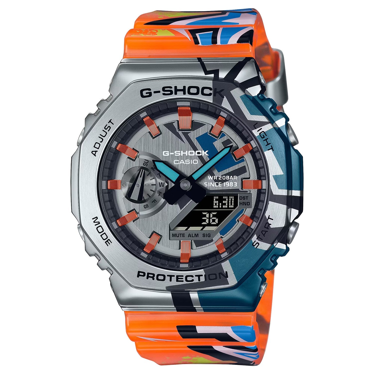 lejesoldat Mus Udråbstegn Casio G-Shock 2100 Street Spirit Orange GM2100SS-1A (HotelomegaShops)