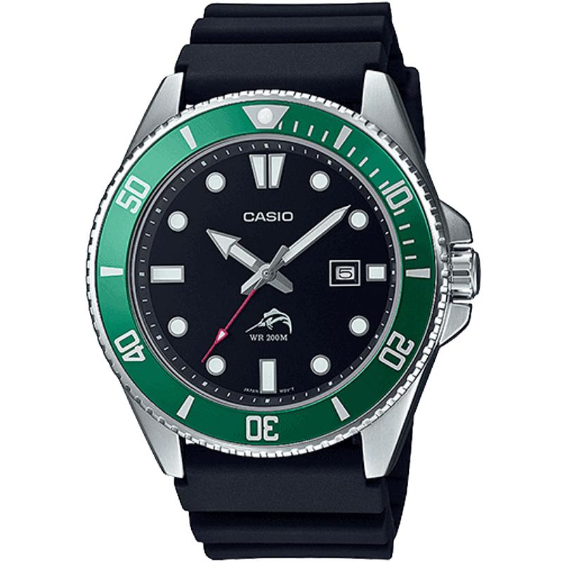 Casio Sport Dive Green Black MDV106B-1A3 - ACCESSORIES - Canada