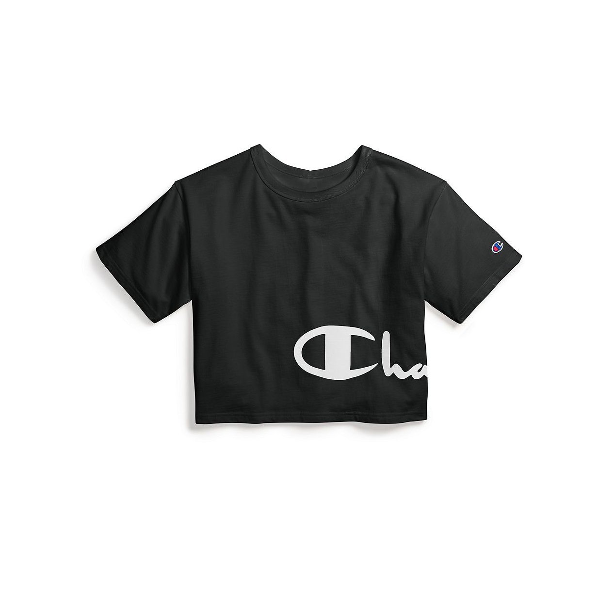 T-SHIRTS - Champion Heritage Cropped Tee Graphic Black Women WL956G-550340-003