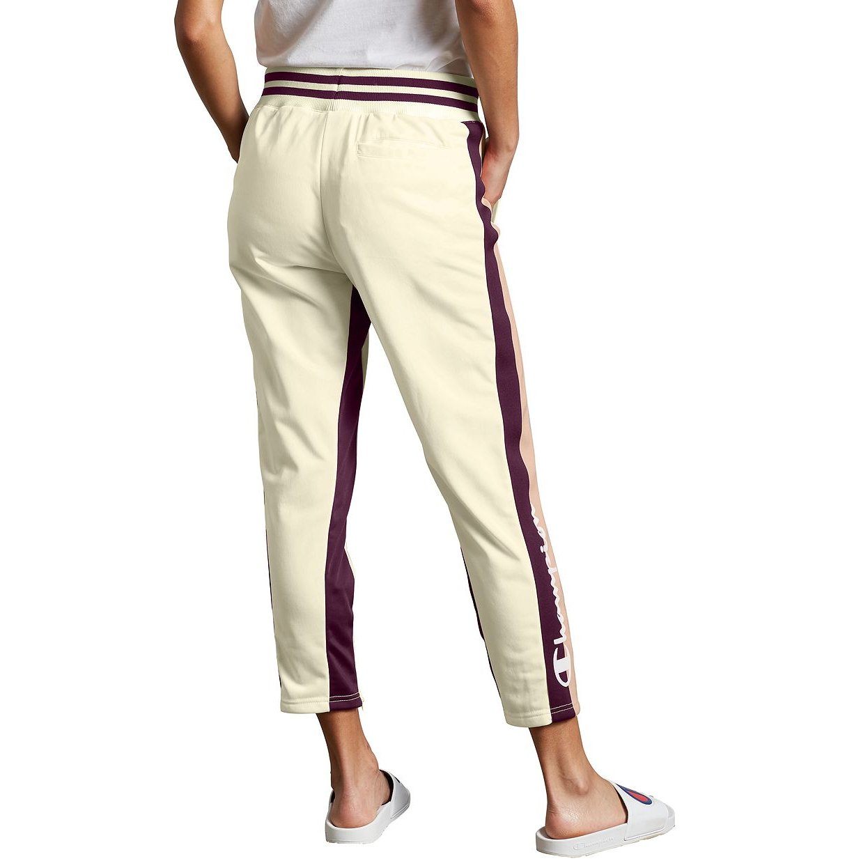 BOTTOMS - Champion Track Pant Slim Leg Chalk White Women ML497-550303-1QF