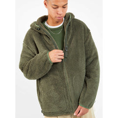 Decrease quantity for Garbstore Men Fleece Hoody Olive - SWEATERS - Canada
