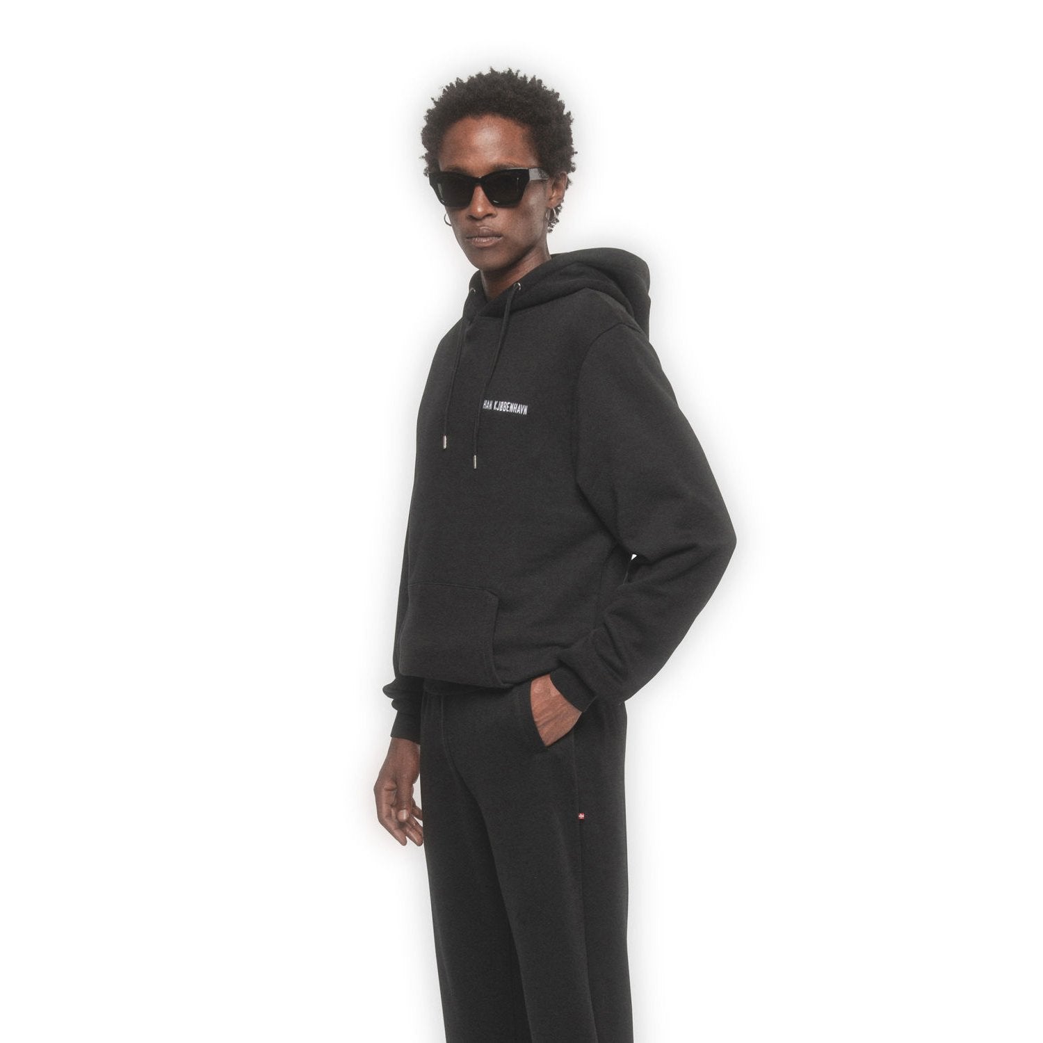 Han Kjøbenhavn Men Casual Hoodie Black 40002-10 - SWEATERS - Canada