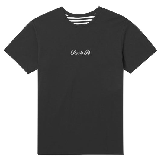 T-SHIRTS - Huf Fuck It Reversible Short Sleeve Knit Top Black Men KN00114-BLK