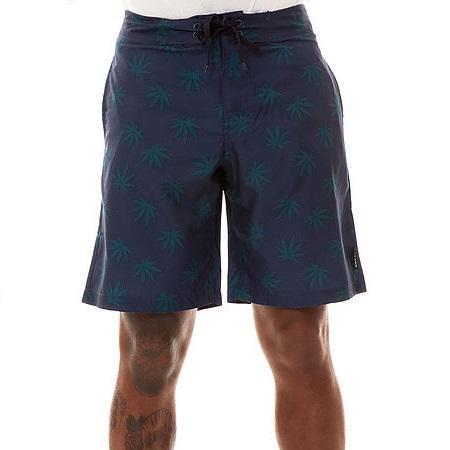 PANTS - HUF PLANTLIFE BOARDSHORT NAVY HUFST3210-NVY