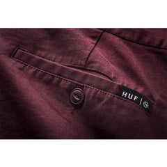 PANTS - HUF TWILL WALK SHORT WINE HUFPT51003-WNE