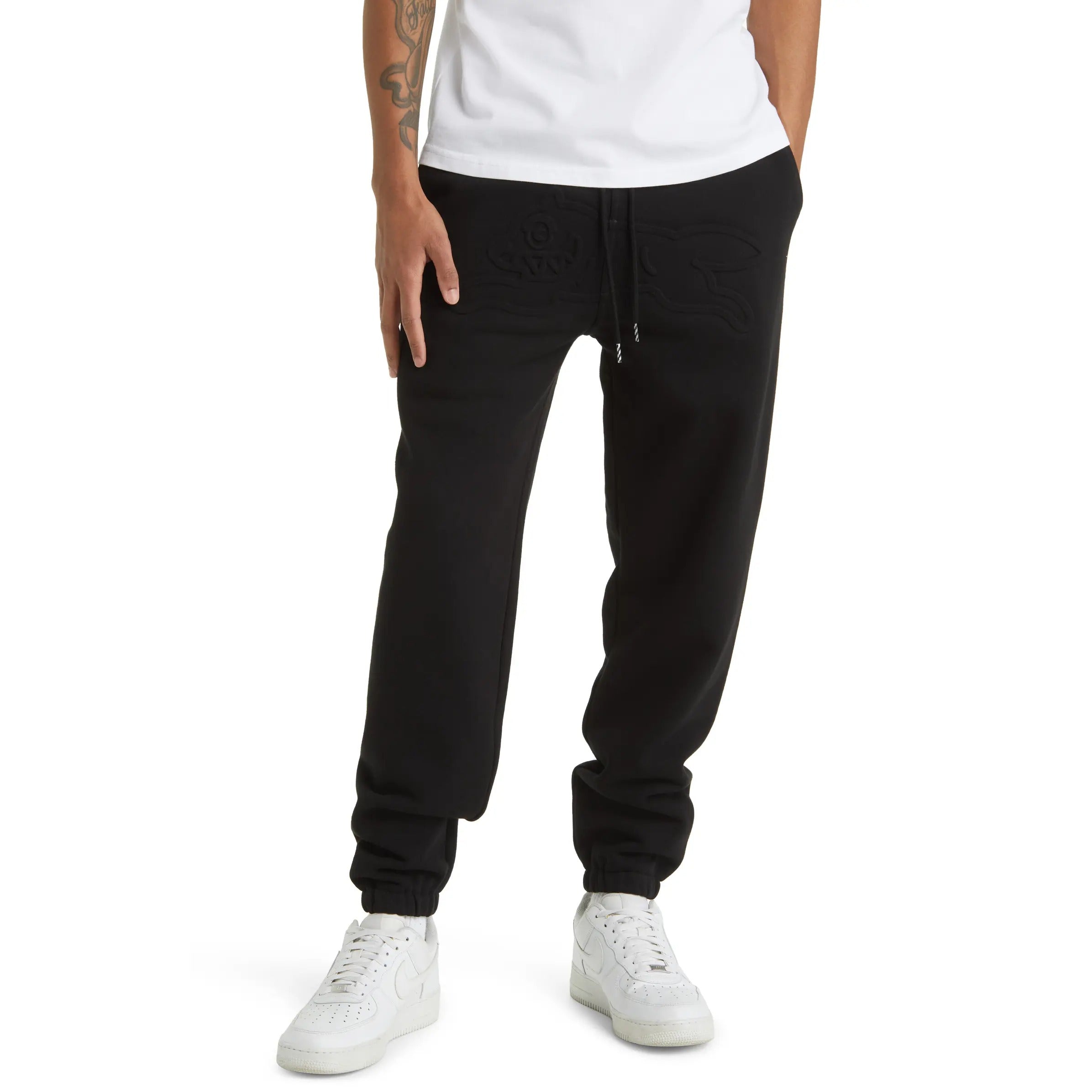 ICECREAM Men Lifted Sweatpant Black - BOTTOMS - Canada