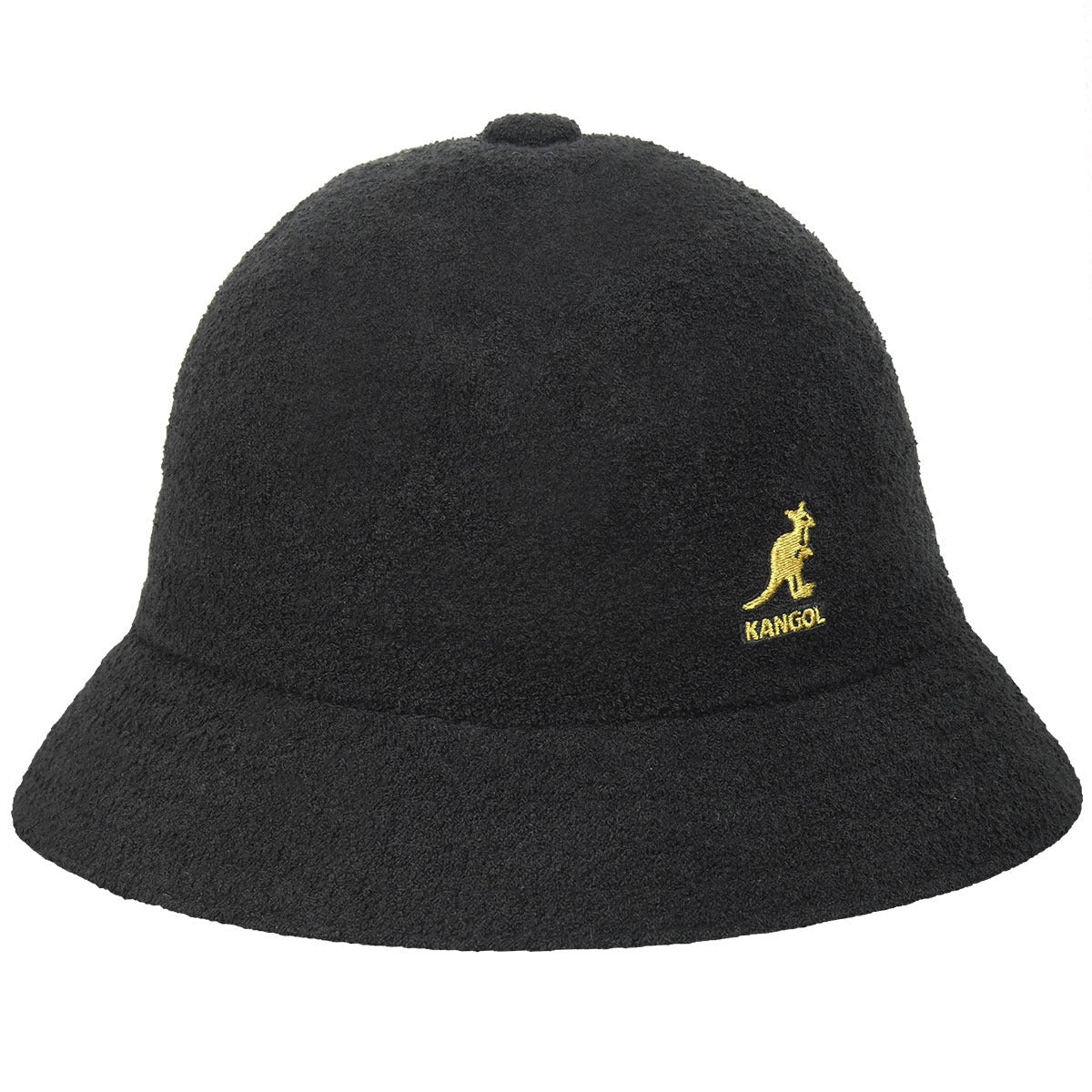 Kangol Bermuda Casual Hat Black Gold - HEADWEAR - Canada