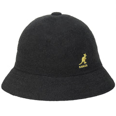 Kangol Bermuda Casual Hat Black Gold - HEADWEAR - Canada
