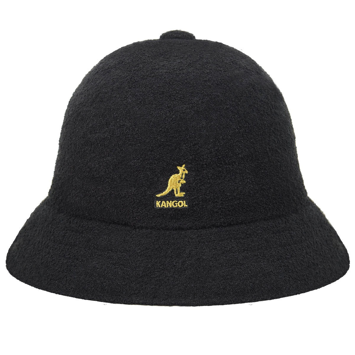 Kangol Bermuda Casual Hat Black Gold - HEADWEAR - Canada