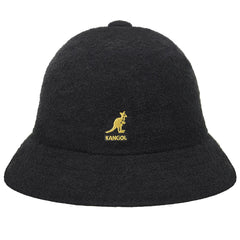 Kangol Bermuda Casual Hat Black Gold - HEADWEAR - Canada
