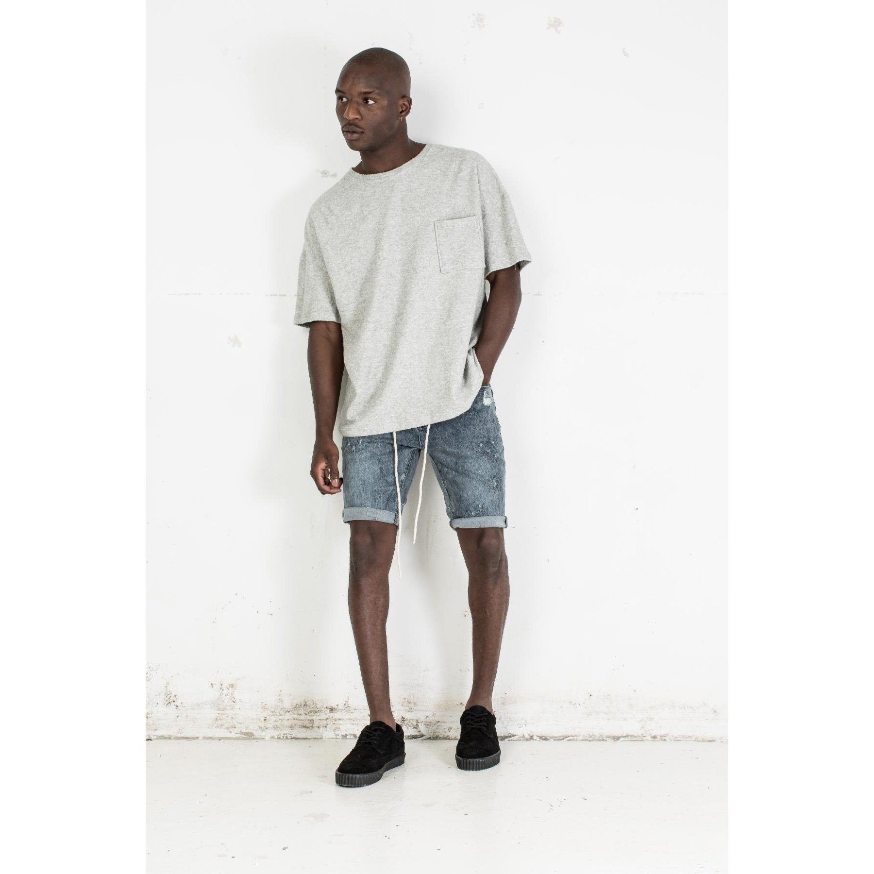 SHORTS - Kollar Cuffed Shorts Vintage Blue Men CSVNTBLU