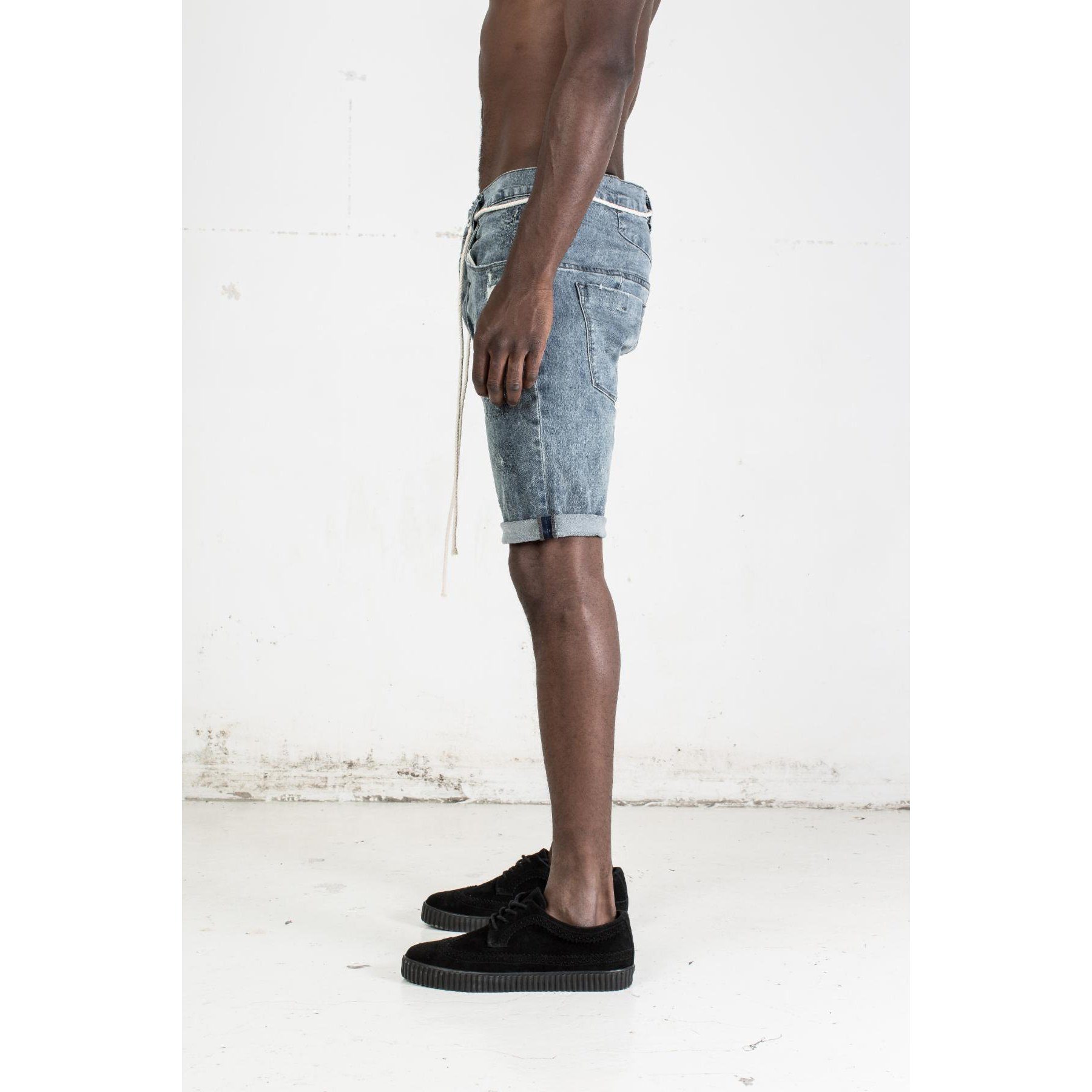 SHORTS - Kollar Cuffed Shorts Vintage Blue Men CSVNTBLU