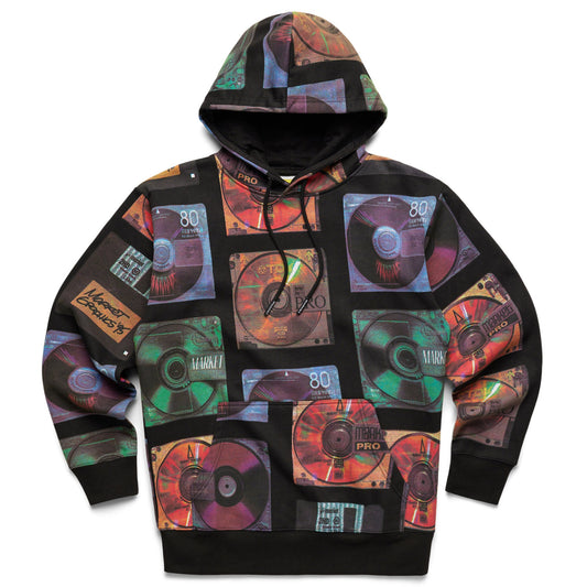 Market Men CD AOP Hoodie Black - SWEATERS - Canada