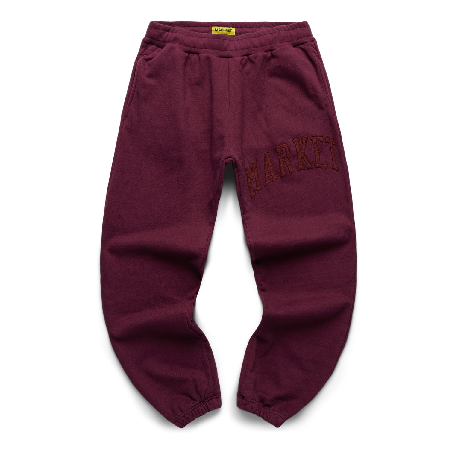 Market Men Vintage Washed Sweatpants Crimson (Mindarie-waShops)