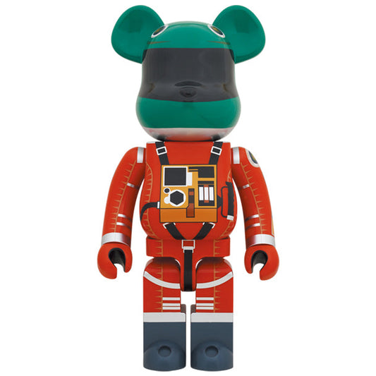 Medicom Japan 2001: A Space Odyssey Green Helmet Orange Space Suit 1000% Bearbrick - COLLECTIBLES - Canada
