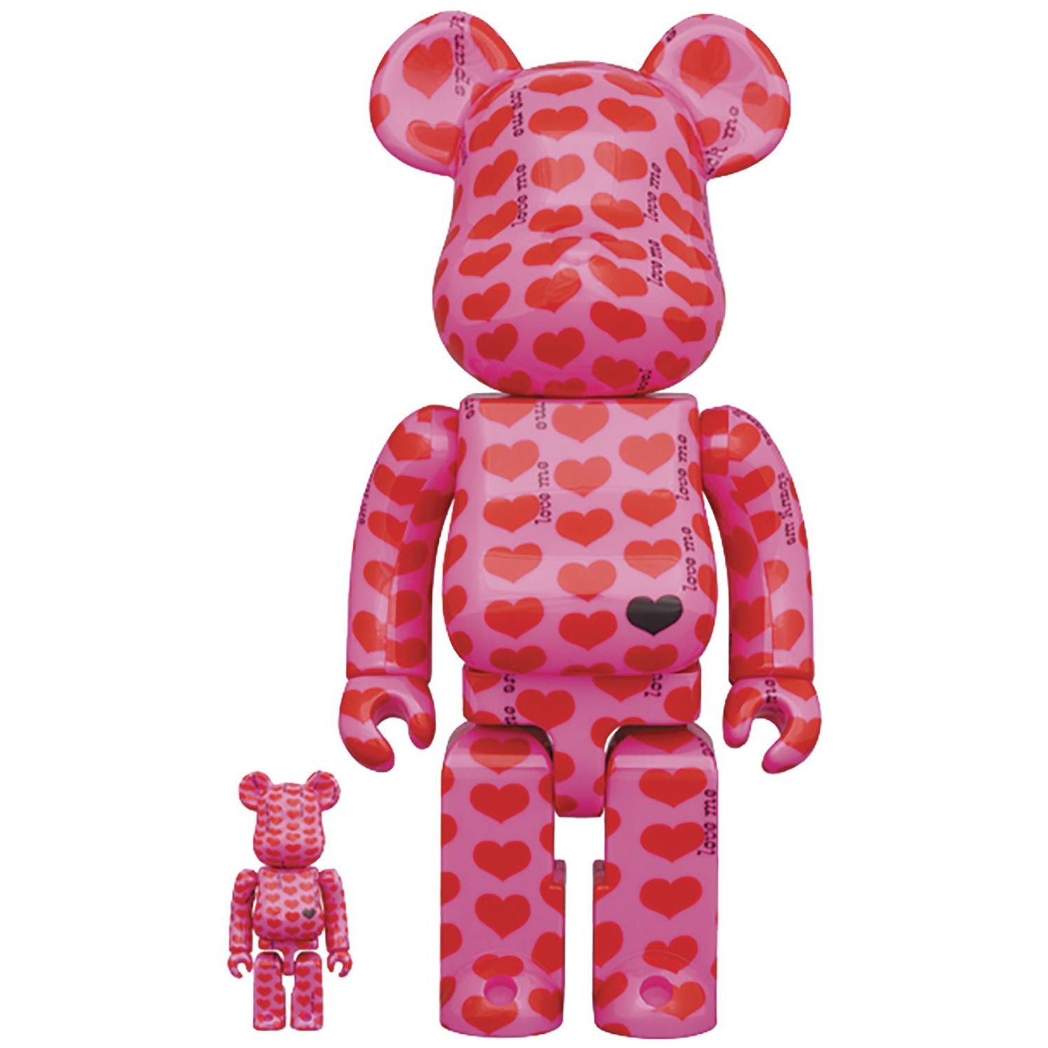 Medicom Japan Headwax Org Pink Heart 100% & 400% Bearbrick FEB229313I - COLLECTIBLES - Canada