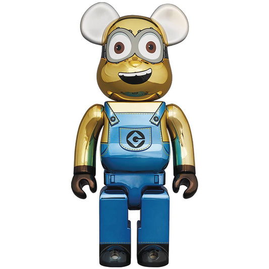 Medicom Japan Minions Dave Chrome Ver 1000% Bearbrick FEB218820I - COLLECTIBLES - Canada