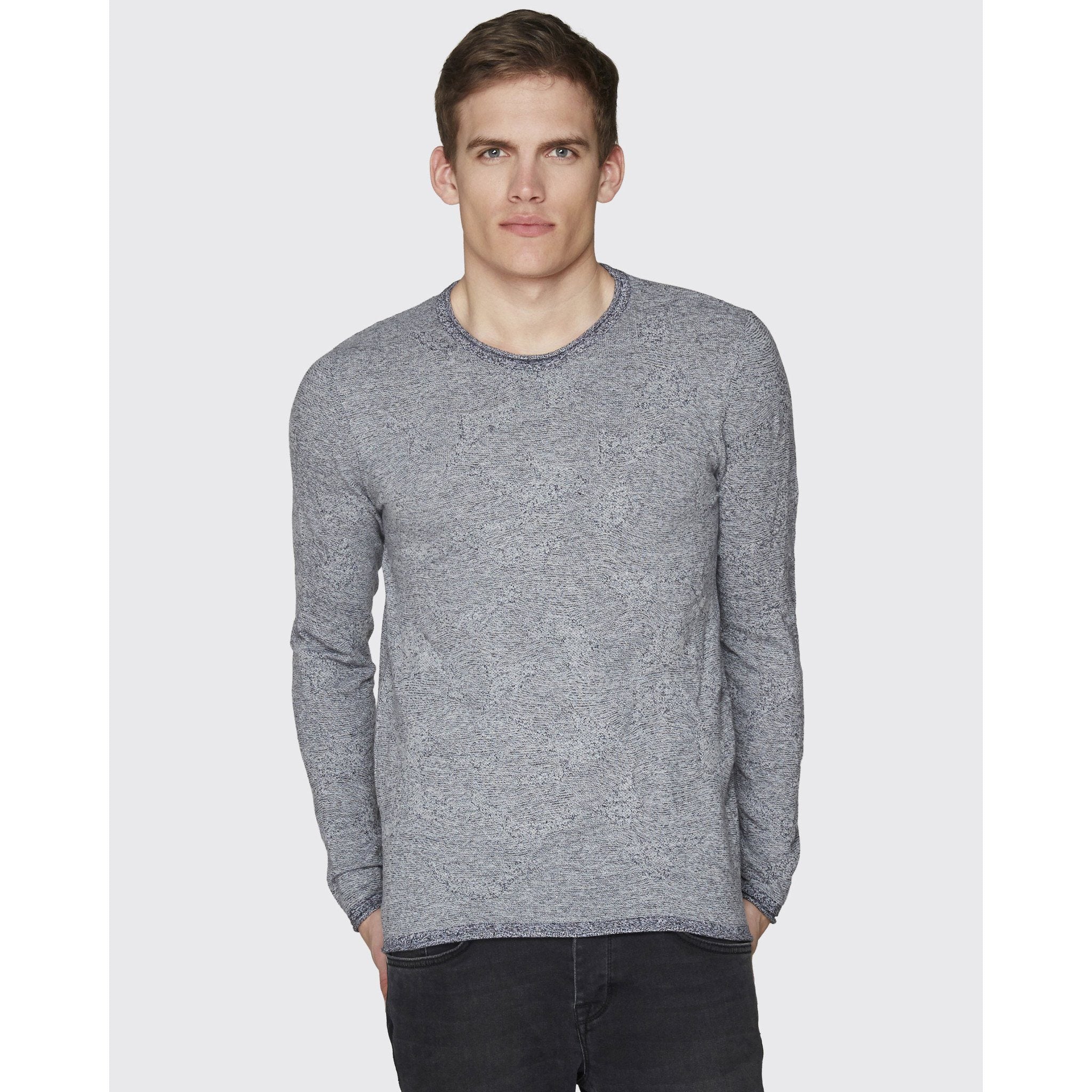 MINIMUM KELLEN KNIT GREY MELANGE SWEATER 136480132-960 - CLOTHING - Solestop.com - Canada