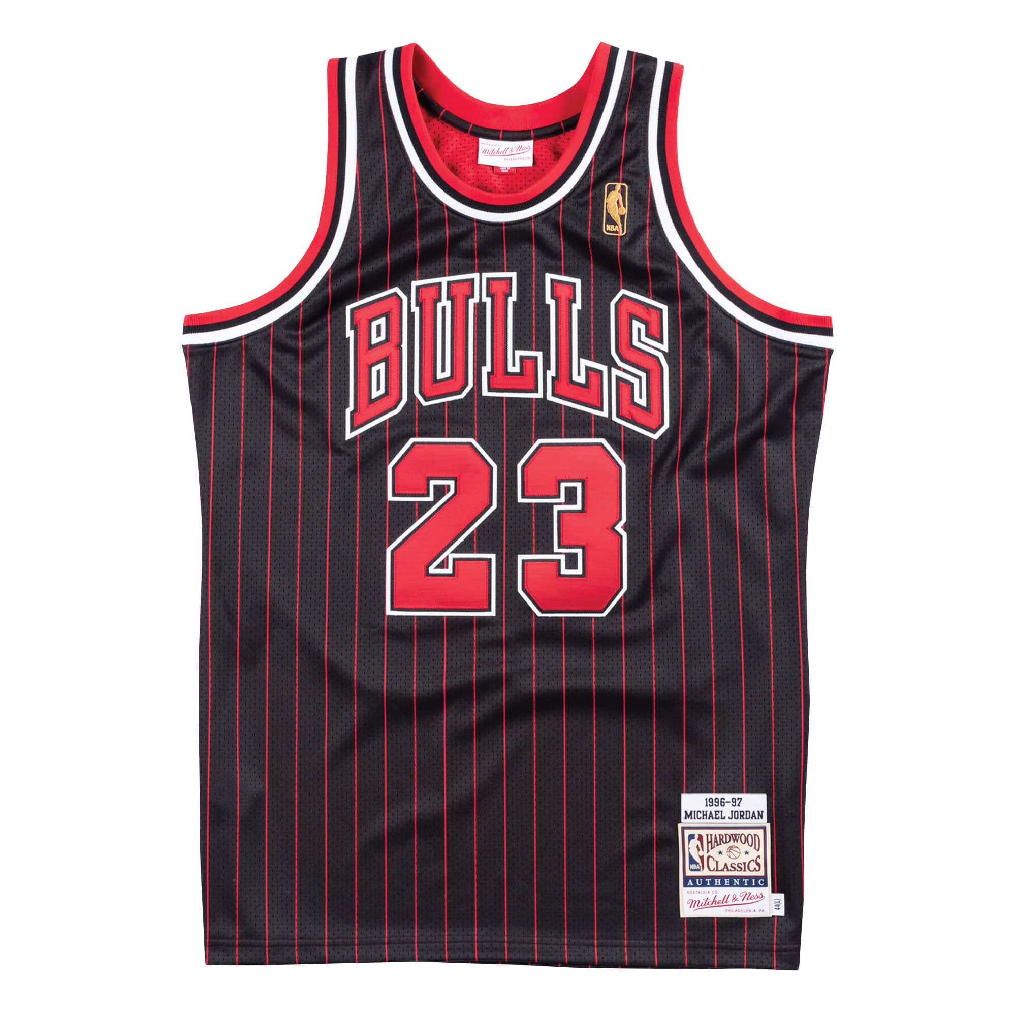Mitchell & Ness Men NBA Chicago Bulls Authentic Jersey Michael Jordan Black  '96 - To celebrate the 20th Anniversary of Michael Jordan's final NBA  Championship with - 97 AJY18126CBU96MJ – HotelomegaShops
