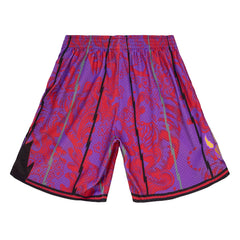 Mitchell & Ness Men NBA Toronto Raptors CNY 4.0 Swingman Short Red Purple PFSW1249TRA98RL - SHORTS - Canada