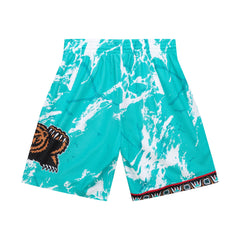 Mitchell & Ness Men NBA Vancouver Grizzlies Team Marble Swingman Short Teal PFSW1279VGR96PT - SHORTS - Canada