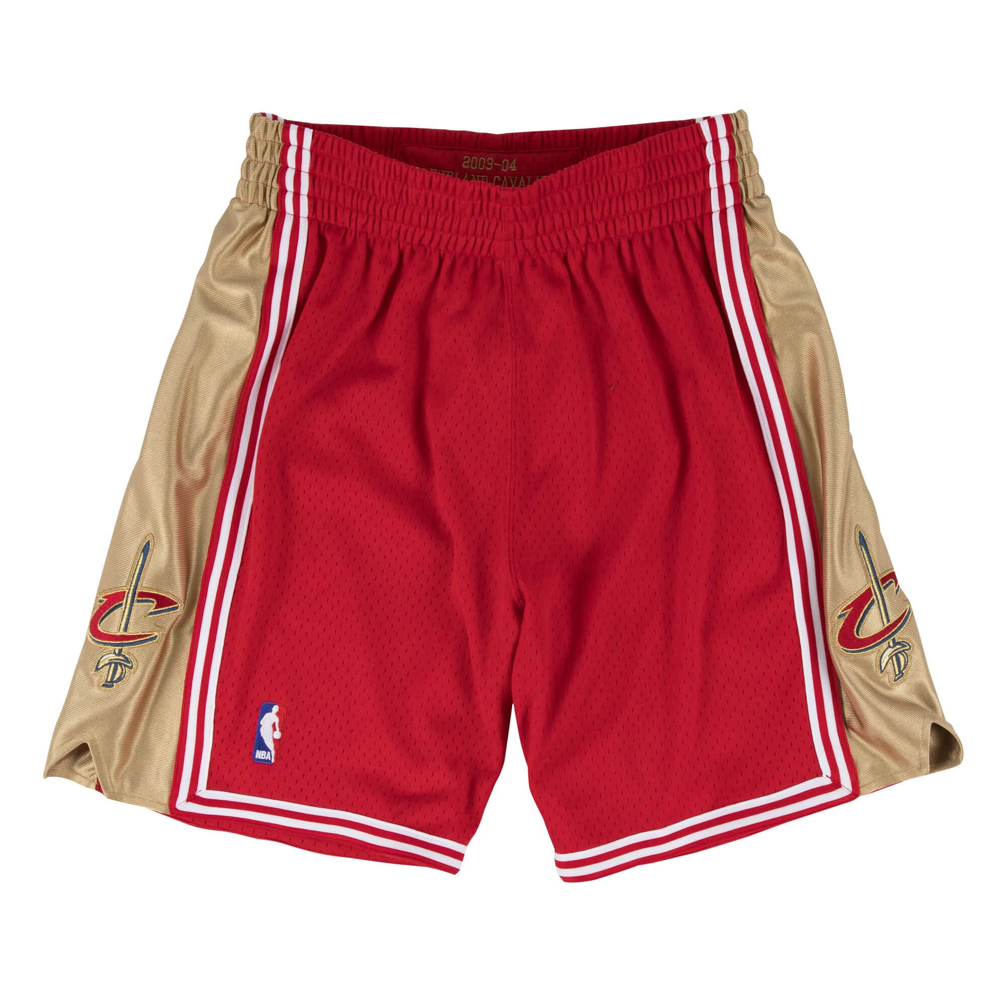 Mitchell & Ness NBA Authentic Shorts Cleveland Cavaliers Dark Red  ASHCCADR03 (Solestop.com)
