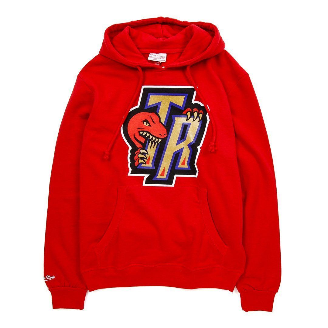 SWEATERS - Mitchell & Ness NBA Raptors TR Gold Bite Hoodie Red Men 270FRTRGLDBITE