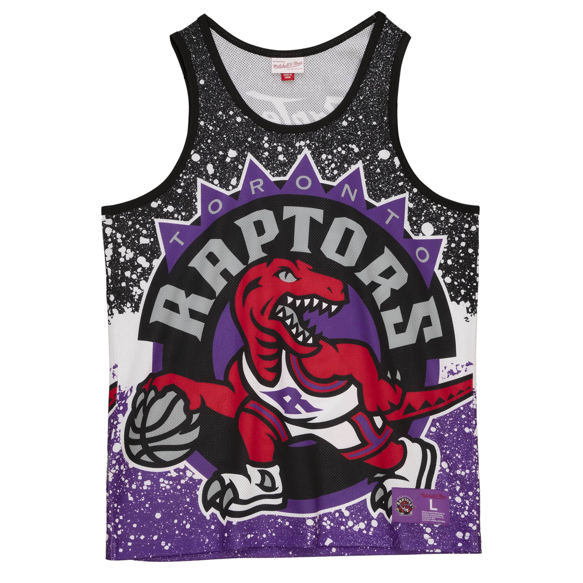 Mitchell & Ness NBA Toronto Raptors Jumbotron Tank Purple MSTKAJ19070TRAL  ()