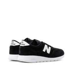 FOOTWEAR - NEW BALANCE LIFESTYLE RE-ENGINEERED REVLITE BLACK WHITE SUEDE MRL420SN ***