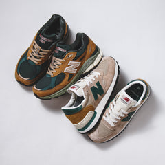 New Balance Men 990v3 Teddy Santis Tan Green Made In USA M990WG3 - FOOTWEAR - Canada