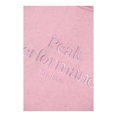Peak Performance Women Original Hood Frosty Rose G6676105853A - SWEATERS - Canada
