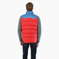 CLOTHING - PENFIELD BEEKMAN VEST MENS CONTRAST YOKE DOWN VEST (RED) PFM121005W14-015