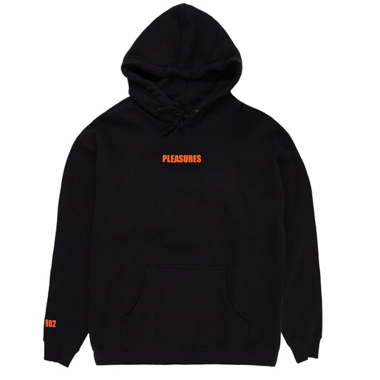 Pleasures Men Art News Hoodie Black - SWEATERS - Canada