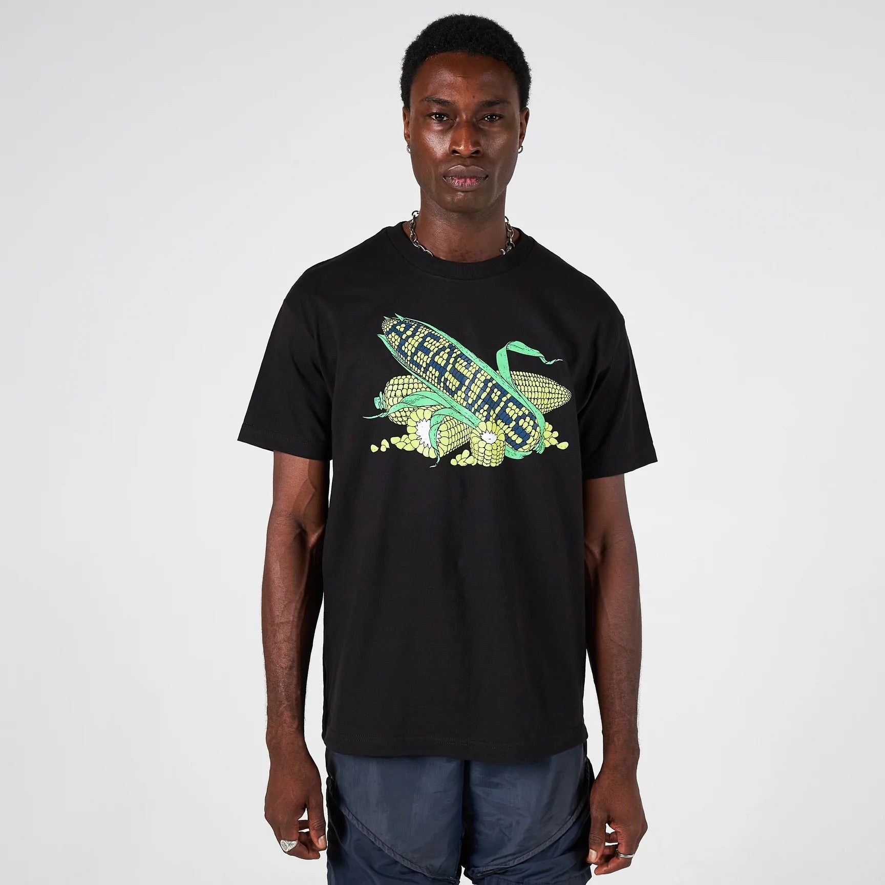 Pleasures Men Corn T-Shirt Black - T-SHIRTS - Canada